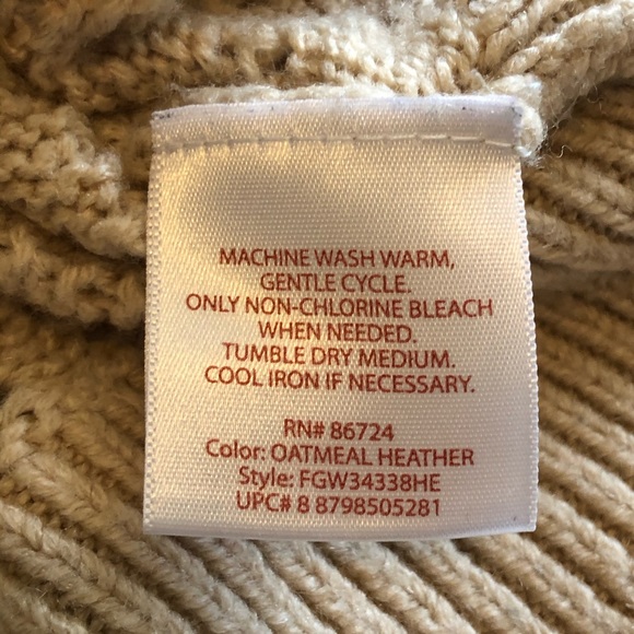 Faded Glory Cozy Oversized Open-weave Sweater - Picture 4 of 8